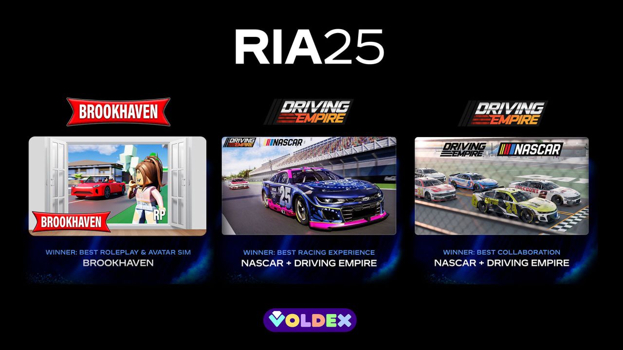 Voldex Triumphs at the 2025 Roblox Innovation Awards